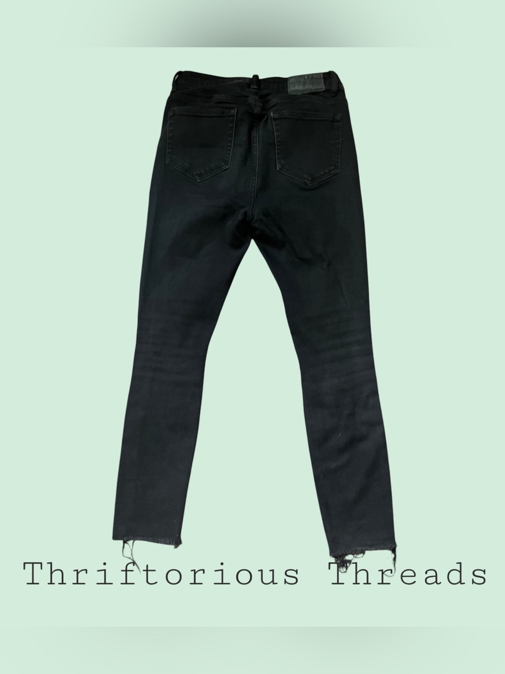 Monkey Ride Jeans High Rise Distressed Denim - Picture 5 of 5